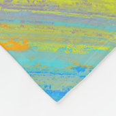 Abstract Tropisch Zomerpret Fleece Deken (Hoek)