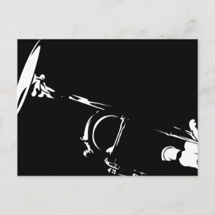 Abstract Trumpet Briefkaart