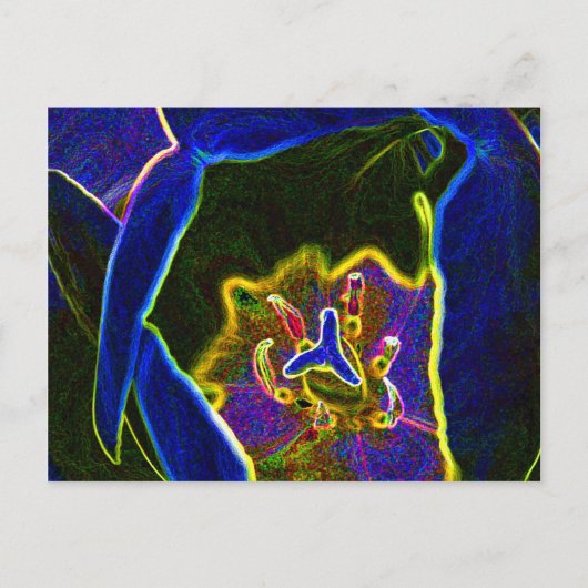 Abstract Tulip briefkaart (Voorkant)