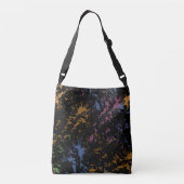 Abstract uneven patroon crossbody tas (Achterkant)
