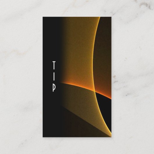 Abstract uniek dubbelzijdig Visitekaartje (Achterkant)