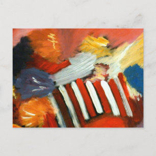 Abstract van de Circus Briefkaart