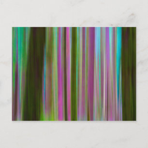 Abstract van Hoh-regenwoud bij schemer   Washingto Briefkaart