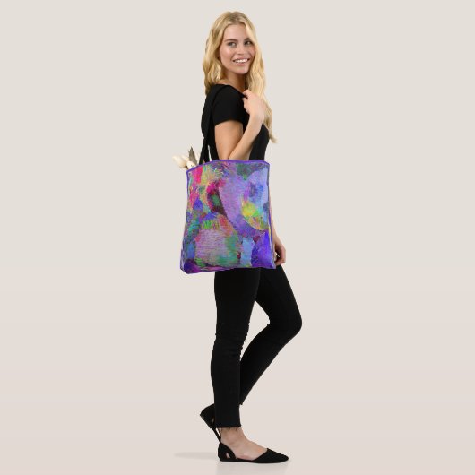 Abstract van jullie tote bag (Op model)