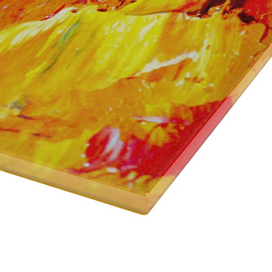 Abstract van kunstpalet snijplank (Hoek)