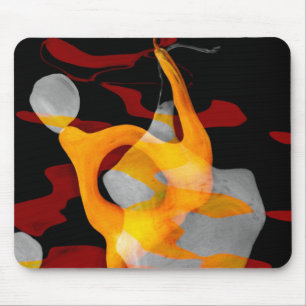 Abstract van peren muismat