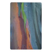 Abstract van regenbooggbomen mini klembord (Achterkant)