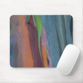 Abstract van regenbooggbomen muismat (Met muis)