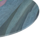 Abstract van regenbooggbomen snijplank (Hoek)