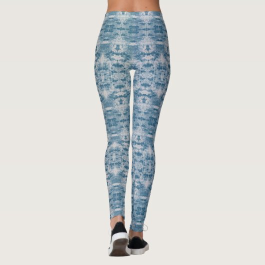 Abstract van schilder leggings (Achterkant)