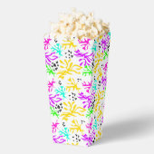 Abstract veelkleurig neonpatroon bedankdoosjes (Popped)