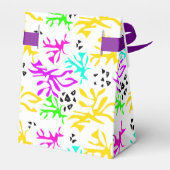 Abstract veelkleurig neonpatroon bedankdoosjes (Achterkant)