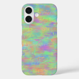 Abstract veelkleurig patroon iPhone 16 hoesje
