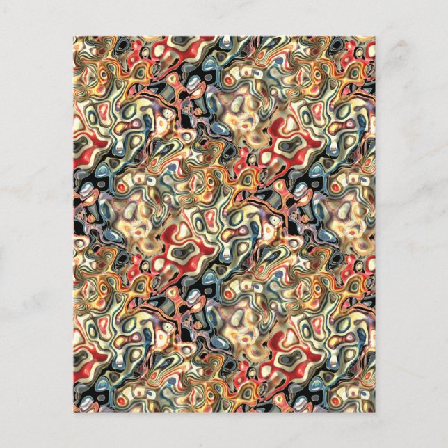 Abstract vel kunstpapier (Voorkant)