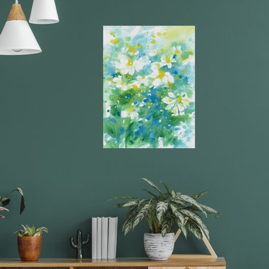 abstract "veld van de dagen" poster (Woonkamer 1)