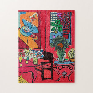 Abstract venster, Vaas met Roos Legpuzzel