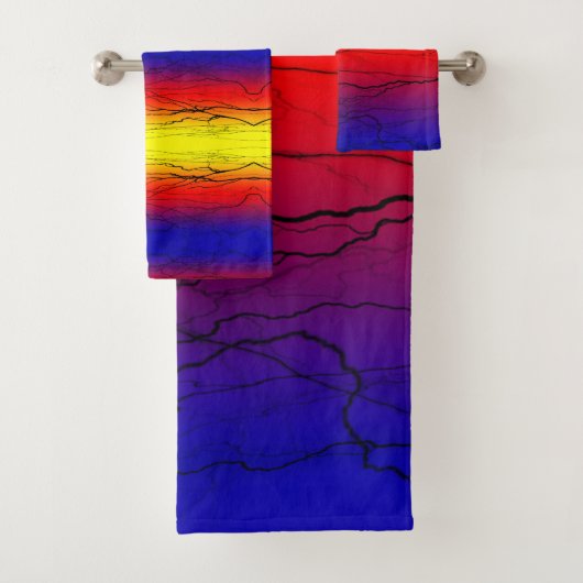 Abstract verloop bad handdoek (Insitu)