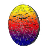 Abstract verloop dartbord (Voorkant Rechts)