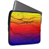Abstract verloop laptop sleeve (Voorkant Rechts)