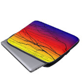 Abstract verloop laptop sleeve (Voorkant onderkant)