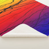 Abstract verloop sherpa deken (3/4)