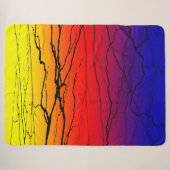 Abstract verloop sherpa deken (Voorkant (horizontaal))