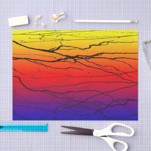 Abstract verloop tissuepapier (Craft)