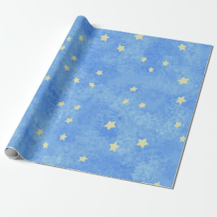 Abstract verlooppapier voor de blauwe hemel van de cadeaupapier