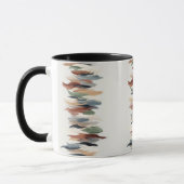 Abstract Vertical Brush Stroke Mug –Art Coffee Cup (Gauche)