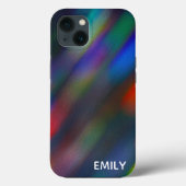 Abstract vervagen met naam Case-Mate iPhone case (Achterkant)