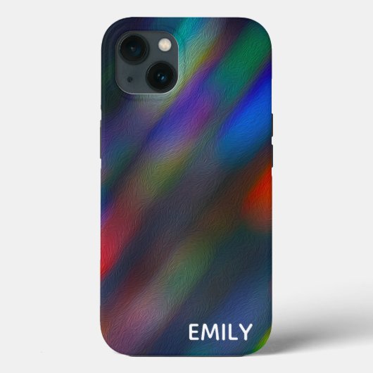 Abstract vervagen met naam Case-Mate iPhone case (Achterkant)