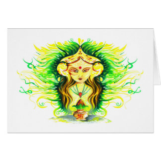 Abstract verven van Lakshmi Durga