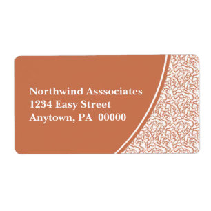 Abstract verzendlabel