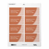 Abstract verzendlabel (Full Sheet)