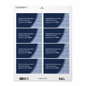Abstract verzendlabel (Full Sheet)
