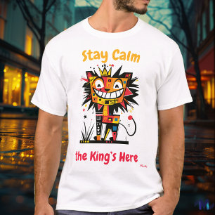 Abstract Vibrant Lion King T-shirt