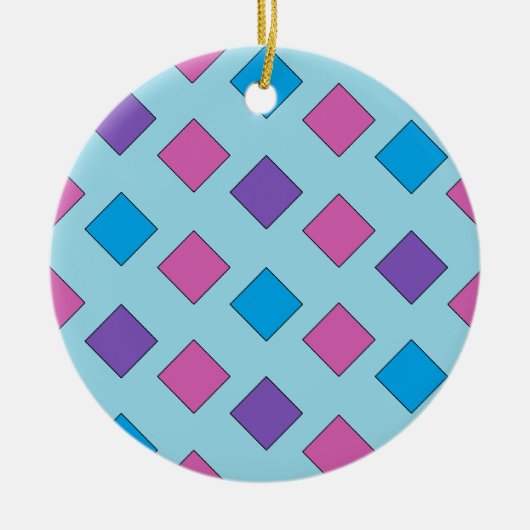 Abstract vierkant Ornament (Voorkant)