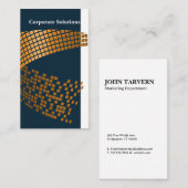 Abstract Vierkant Patroon | Bedrijfsleven Visitekaartje (Voorkant / Achterkant)