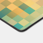 Abstract vierkant pixelmozaïek bureaumat (Hoek)