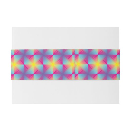 Abstract vierkant vectormozaïek uitnodigingen wikkel (Achterkant Voorbeeld)