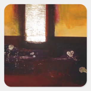 Abstract Vierkante Sticker