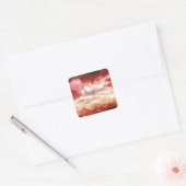 Abstract Vierkante Sticker (Envelop)