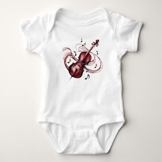 abstract violin romper (Voorkant)