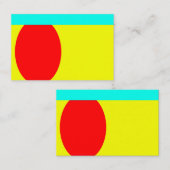 Abstract Visitekaartje (Voorkant / Achterkant)