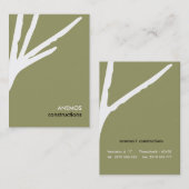 abstract visitekaartje (Voorkant / Achterkant)