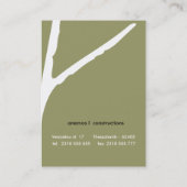 abstract visitekaartje (Achterkant)