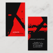 abstract visitekaartje (Voorkant / Achterkant)