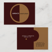 abstract visitekaartje (Voorkant / Achterkant)