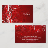 Abstract Visitekaartje Floral Design (Voorkant / Achterkant)