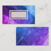 abstract visitekaartje paars en blauw (Voorkant / Achterkant)